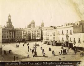 Cádiz Plaza de San Juan de Dios. J. E. Puig.
