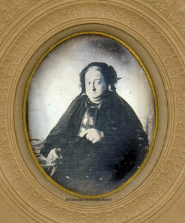 Pamplona, retrato de señora mayor. Miguel Sanz y Benito.