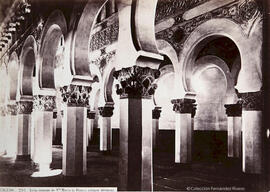 Toledo, Santa María la Blanca, interior, antigua sinagoga. J. Laurent.