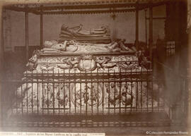 Granada, Sepulcro de los Reyes Católicos en la Capilla Real. J. Laurent.