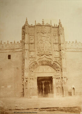 Valladolid, fachada de la iglesia de san Gregorio. De Launay.