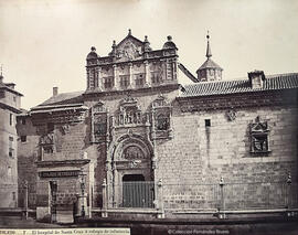 Toledo, fachada del antiguo Hospital de Santa Cruz. J. Laurent.