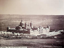 El Escorial (Madrid), vista del monasterio. J. Laurent.