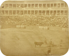 El Puerto de Santa María, plaza de toros, corrida celebrada el 25 de julio de 1859. Conde de Vernay.