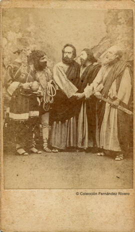 Sevilla, representación de la Pasión de Cristo: prendimiento de Jesús. José Pavón.