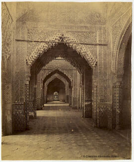 Granada, Alhambra, Sala de las Dos Hermanas. Fotógrafo desconocido.