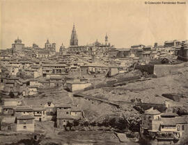Toledo, panorámica desde el noroeste. Francis Frith & Co.
