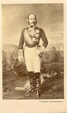 Madrid, retrato del General Serrano con uniforme militar. J. Laurent