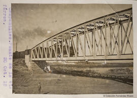 Campanillas (Málaga), puente del ferrocarril sobre el cauce del río Campanillas. Fotógrafo desconocido.