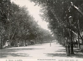 Málaga, la Alameda. Hauser y Menet.