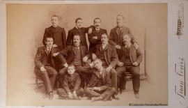 Granada, Retrato de un grupo de caballeros y dos niños. Juan Torres.