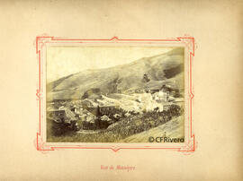 Tiana (Barcelona), Cartuja de Montalegre desde la montaña. Fotógrafo desconocido.