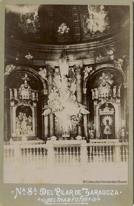 Zaragoza, tabernáculo de la Virgen del Pilar en la Basílica de su nombre. Enrique Beltrán.