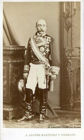 Madrid, retrato de un general del reinado de Isabel II. E. Juliá.