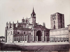 Zamora, catedral, fachada. J. Laurent.