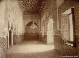 Sevilla, Alcázar, atrio del Dormitorio de los Reyes Moros o Alcoba Real. Léon et Lévy.
