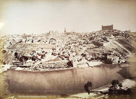 Toledo, panorámica sur desde el Mirador del Valle. J. Laurent y Cia. Madrid.