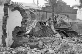 Derribo viviendas del Arroyo del Cuarto. 1958-12. Inundaciones de 4 de diciembre de 1958. Málaga,...