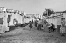 Viviendas. Arroyo del Cuarto. 1954-10, octubre. Málaga, España.