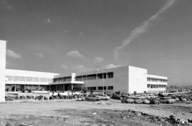Facultad de Medicina de la Universidad de Málaga en el Campus de Teatinos. Noviembre de 1978. Mál...