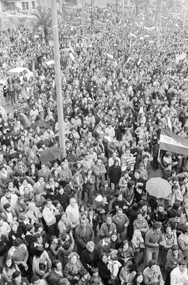 Manifestación por la autonomía de Andalucía. 1977-12-04. Málaga, España. 1.8. Manifestación.