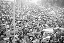 Manifestación por la autonomía de Andalucía. 1977-12-04. Málaga, España. 1.8. Manifestación.