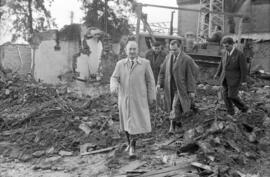 Derribo viviendas del Arroyo del Cuarto. 1958-12. Inundaciones de 4 de diciembre de 1958. Málaga,...