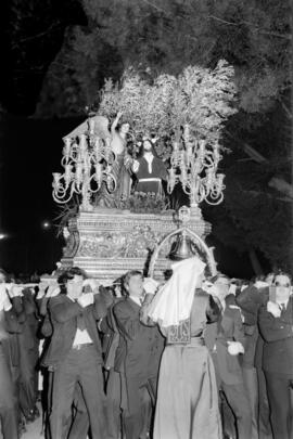 Semana Santa de Málaga. Nuestro Padre Jesús orando en el huerto. Domingo de Ramos. Marzo de 1972....