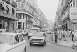 Calle Larios. Agosto de 1983. Málaga, España.