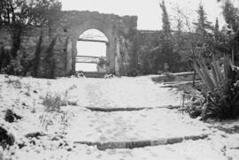 Málaga nevada. La Alcazaba. Febrero de 1954. España-02