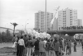 Manifestación por la autonomía de Andalucía. 1977-12-04. Málaga, España. 2.3. Manifestación.