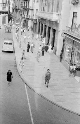 Plaza de la Constitución. Agosto de 1960. Málaga, España