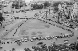 Plaza de la Marina. Obras de remodelación. Septiembre de 1963. Málaga, España. 03