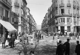 Calle Larios. Hacia 1910. Málaga, España. 01