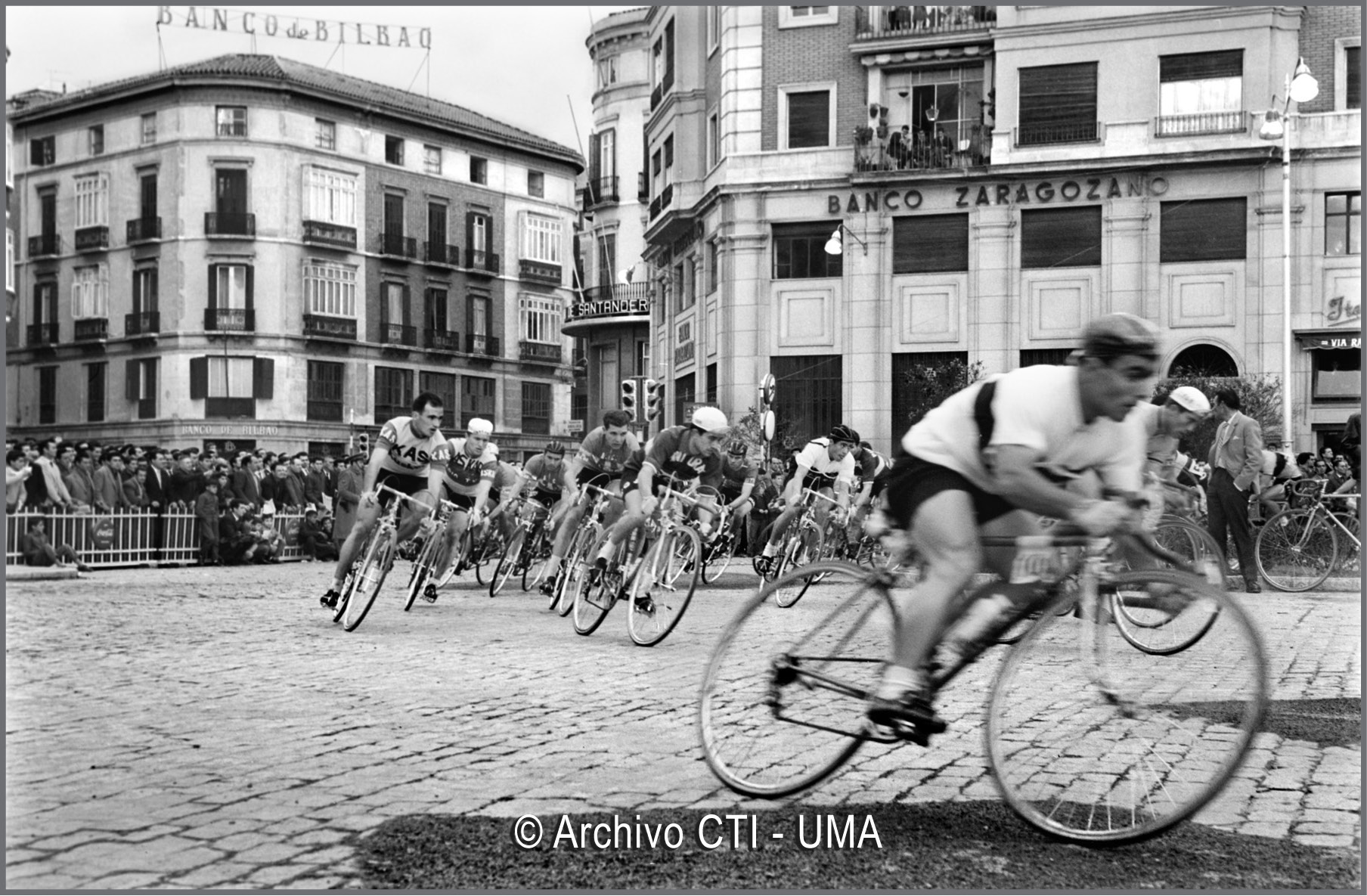 Málaga 1963. Última etapa de la Vuelta Ciclista a Andalucía 