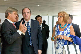 Visita oficial del Ministro Ángel Gabilondo a la Universidad de Málaga. Julio de 2009