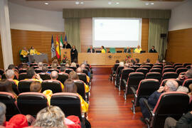 José Ángel Narváez en la investidura como Doctor "Honoris Causa" de Edmund Neugebauer por la Facultad de Medicina de la Universidad de Málaga. Edificio del Rectorado. Noviembre de 2016