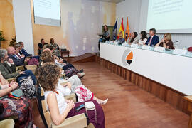 Intervención de Macarena Parrado. Presentación del Retrato de Honor de D. Eugenio José Luque Domínguez. Facultad de Ciencias Económicas y Empresariales. Junio de 2025