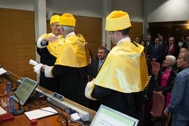 Investidura como Doctor "Honoris Causa" de Edmund Neugebauer por la Facultad de Medicina de la Universidad de Málaga. Edificio del Rectorado. Noviembre de 2016