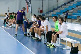 Partido Universidad de Split - Universidad de Oporto. Categoría masculina. Campeonato Europeo Universitario de Balonmano. Antequera. Julio de 2017