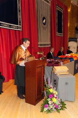 Investidura de nuevos doctores por la Universidad de Málaga. Salón de Actos de la Facultad de Derecho. Enero de 2013