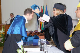 Investidura de nuevos doctores por la Universidad de Málaga. Paraninfo. Febrero de 2012