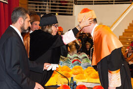 Investidura de nuevos doctores por la Universidad de Málaga. Salón de Actos de la Facultad de Derecho. Enero de 2013