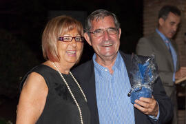 Cena de gala con motivo al homenaje para los jubilados y personal que cumple 25 años de servicio en la Universidad de Málaga. Jardín Botánico. Junio de 2009