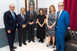 Recibimiento de autoridades. Apertura del Curso Académico 2019-2020 de la Escuela Técnica Superior de Arquitectura de la Universidad de Málaga. Teatro Cervantes. Octubre de 2019