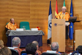 Laudatio de José Sánchez Maldonado. Investidura de Jorge Martínez-Vázquez como Doctor "Honoris Causa" por la Universidad de Málaga. Edificio del Rectorado. Julio de 2025