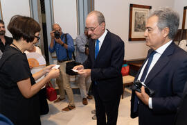 Recibimiento de autoridades. Apertura del Curso Académico 2019-2020 de la Escuela Técnica Superior de Arquitectura de la Universidad de Málaga. Teatro Cervantes. Octubre de 2019