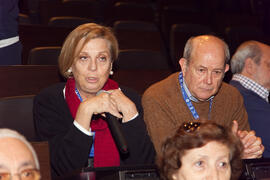 Asistentes al programa de Radio Nacional de España "Juntos paso a paso". 3º Congreso Internacional de Actividad Físico-Deportiva para Mayores de la Universidad de Málaga. Palacio de Ferias y Congresos de Málaga. Marzo de 2009