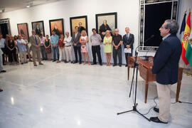 José Ángel Narváez en la toma de posesión de los nuevos catedráticos y profesores titulares. Edificio del Rectorado.  Julio de 2016