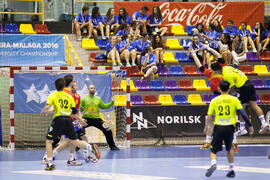 Partido España - China Taipei. Categoría masculina. Campeonato del Mundo Universitario de Balonmano. Antequera. Junio de 2016